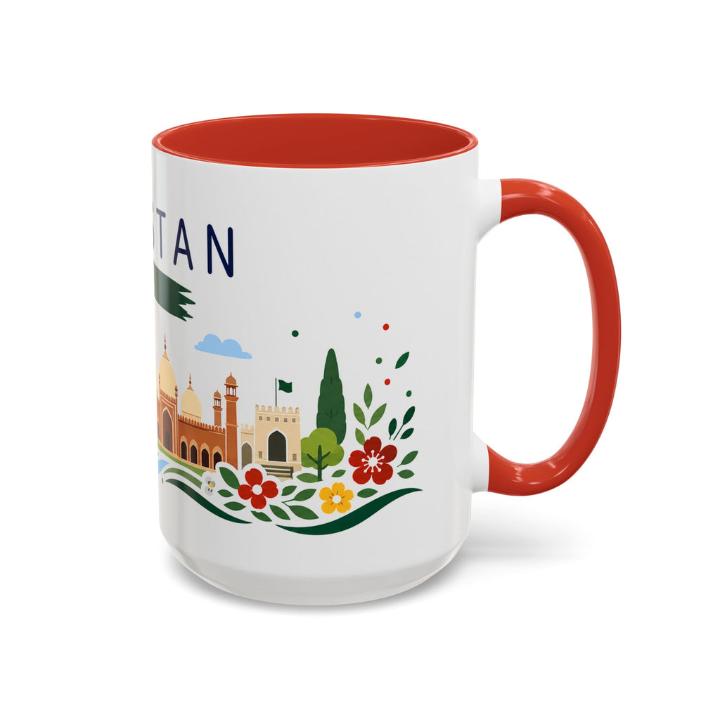 Pakistan Coffee Mug | Travel Souvenir Accent Mug | Country Gift Ceramic Cup 11oz 15oz