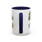 Raleigh Illustrated Travel Mug | City Souvenir Accent Coffee Mug | 11oz 15oz Ceramic Cup
