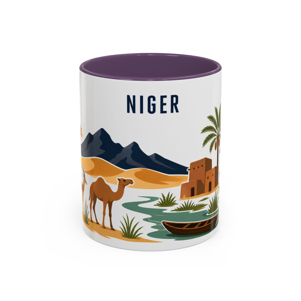 Niger Coffee Mug | Travel Souvenir Accent Mug | Country Gift Ceramic Cup 11oz 15oz
