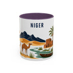 Niger Coffee Mug | Travel Souvenir Accent Mug | Country Gift Ceramic Cup 11oz 15oz