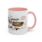 Katmai National Park Coffee Mug | Alaska Bear Watching Wildlife Gift | Accent Color Ceramic 11oz 15oz