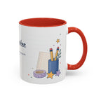 Personalized Teacher Mug | Custom Name Notebook Coffee Cup | Back to School Gift 11oz 15oz