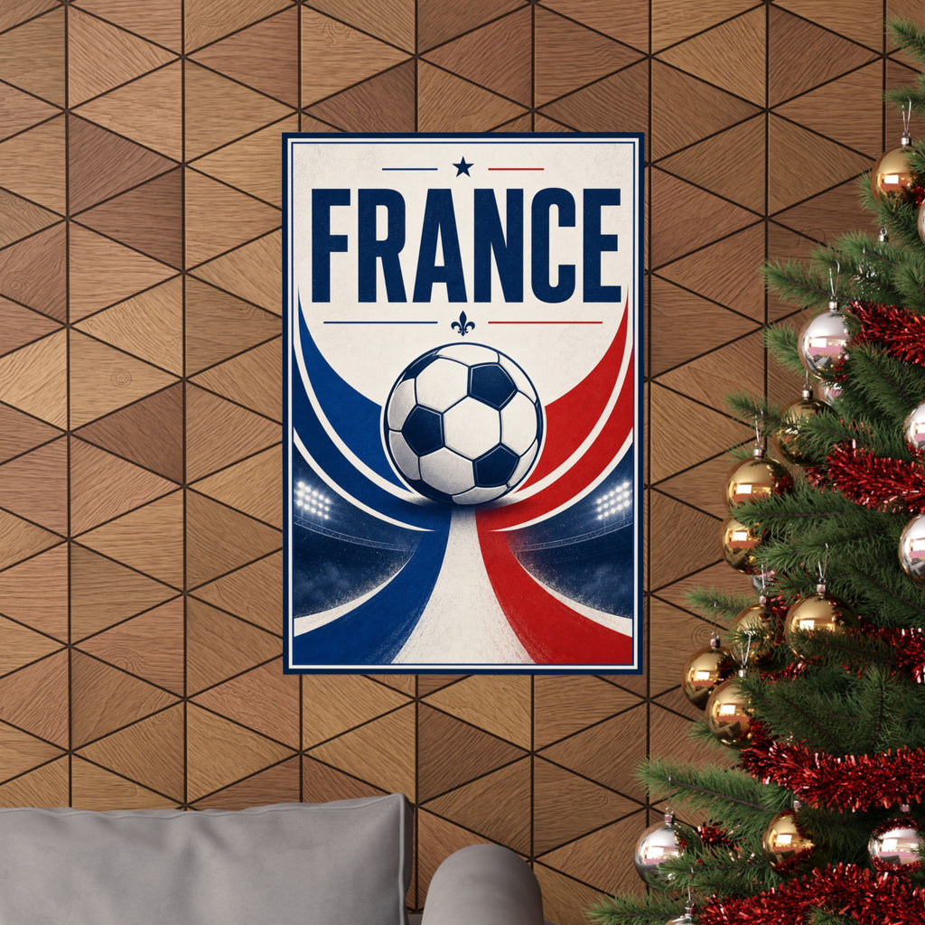 France Soccer Fan Art Poster | Matte Vertical Poster | World Cup 2026 Wall Decor