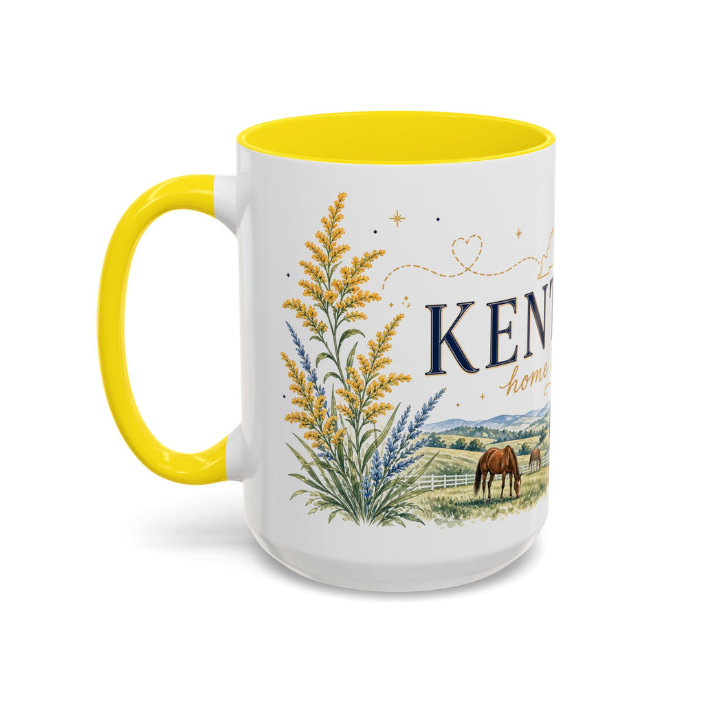 Kentucky Home State Mug | Moving Away Gift | Long Distance Friendship Coffee Cup | 11oz 15oz Accent Mug