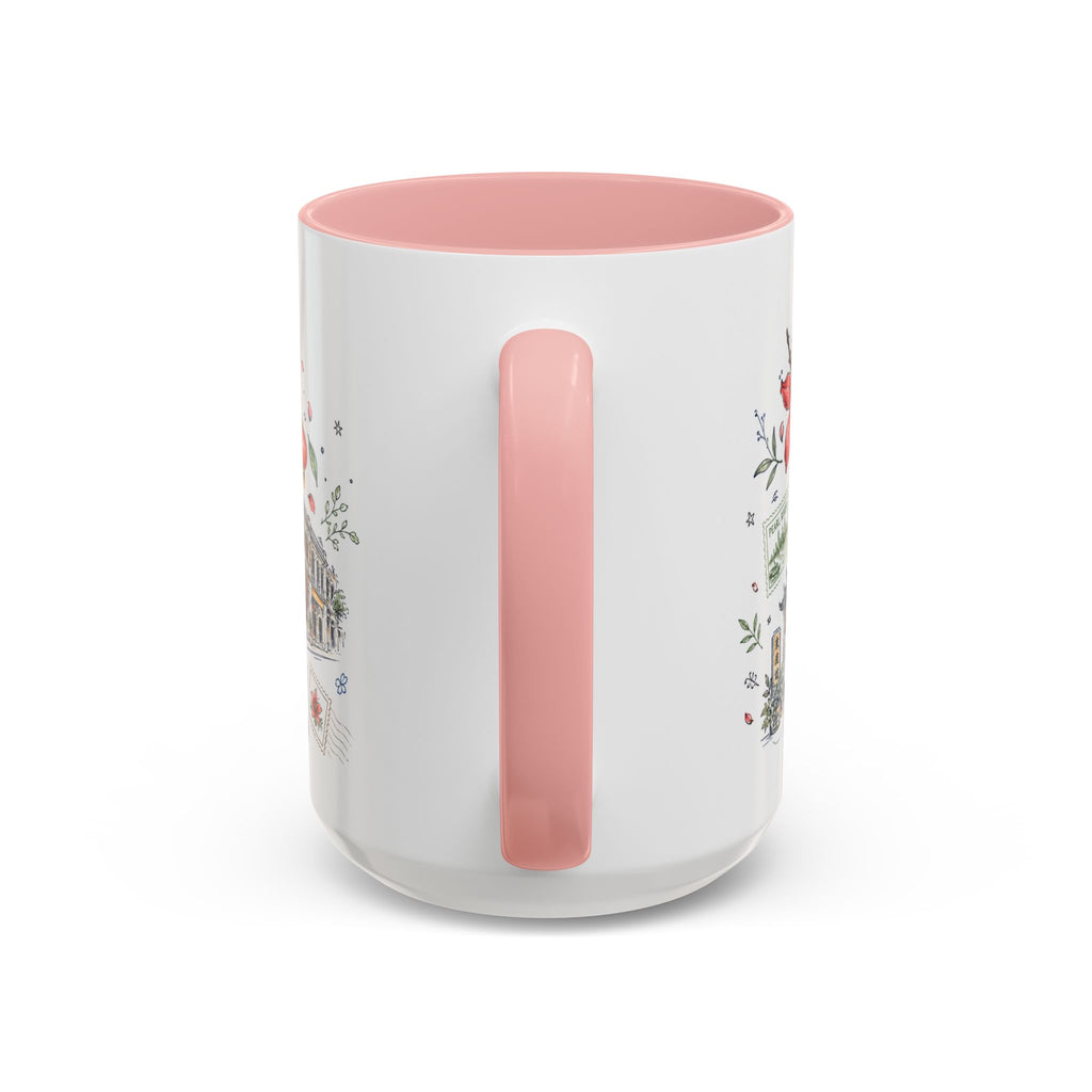 Guangzhou Coffee Mug | China Souvenir Travel Gift | Accent Color Ceramic 11oz 15oz