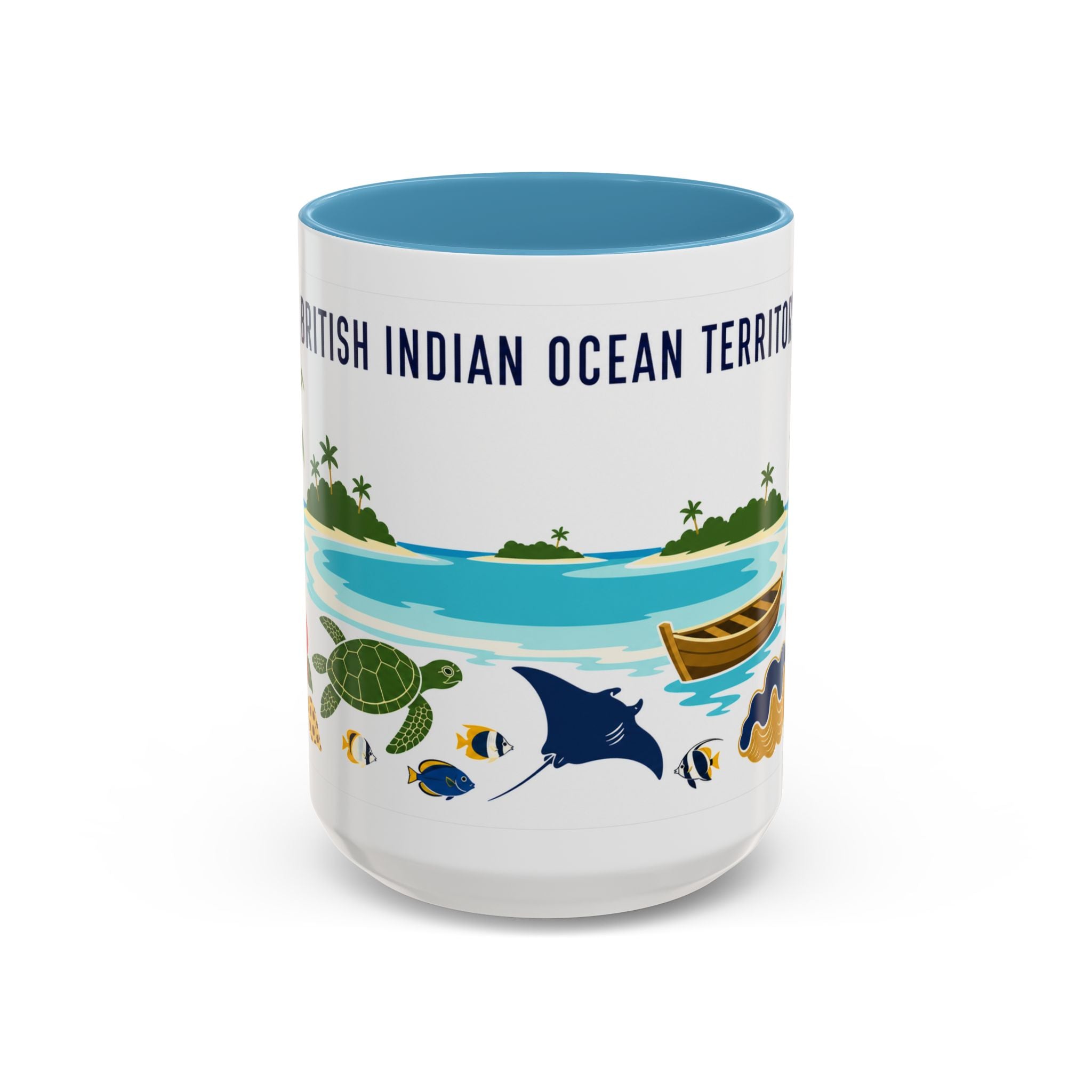 British Indian Ocean Territory Coffee Mug | Travel Souvenir Accent Mug | Country Gift Ceramic Cup 11oz 15oz