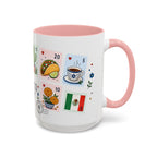 Mexico City Coffee Mug | Postage Stamp Collage Mug | Travel Souvenir Accent Cup 11oz 15oz