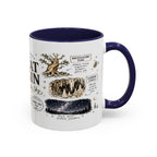 Great Basin National Park Coffee Mug | Nevada Desert Stargazing Hiking Gift | Accent Color Ceramic 11oz 15oz