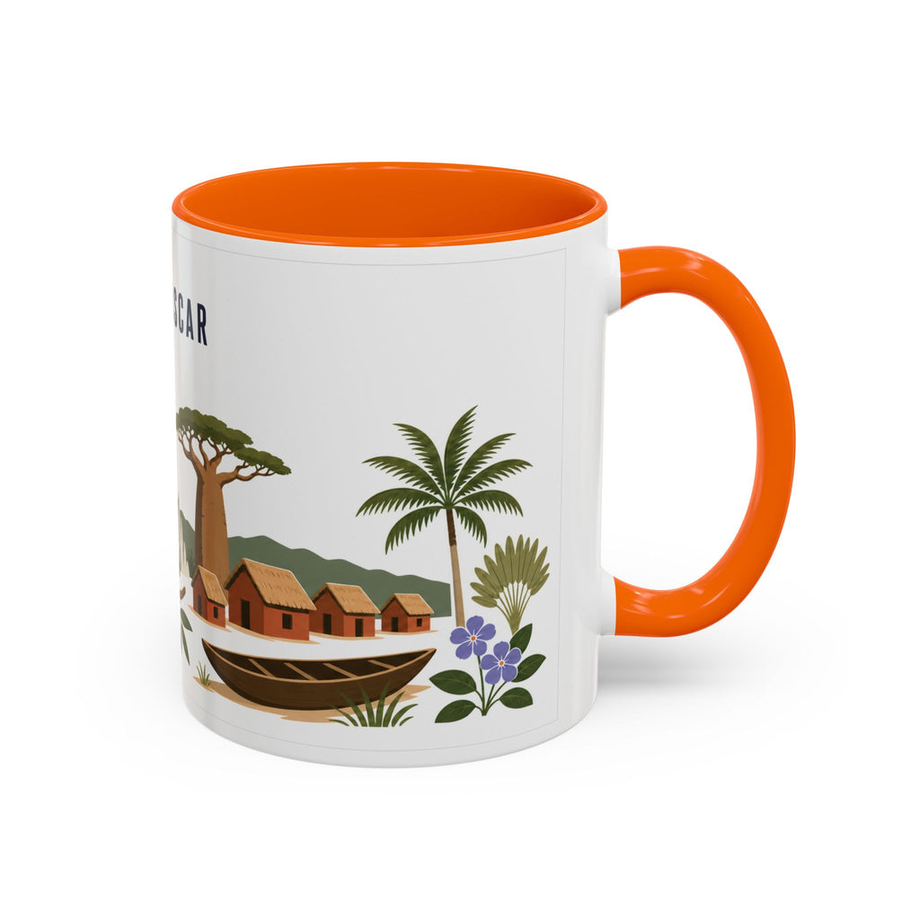 Madagascar Home Country Mug | Moving Away Gift | Long Distance Friendship | 11 oz 15 oz Accent Mug