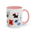 Edinburgh Coffee Mug | Postage Stamp Collage Mug | Travel Souvenir Accent Cup 11oz 15oz