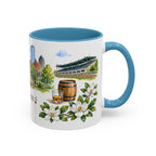 Lexington Illustrated Travel Mug | City Souvenir Accent Coffee Mug | 11oz 15oz Ceramic Cup