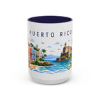 Puerto Rico Coffee Mug | Travel Souvenir Accent Mug | Place Gift Ceramic Cup 11oz 15oz
