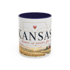 Kansas Home State Mug | Sunflower Prairie Landscape Coffee Cup