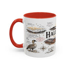 Haleakala National Park Coffee Mug | Hawaii Maui Sunrise Crater Gift | Accent Color Ceramic 11oz 15oz