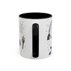 America 250 Coffee Mug | 1776-2026 Patriotic 4th of July Gift | Accent Color Ceramic 11oz 15oz