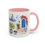 Athens Travel Mug | European City Souvenir Accent Coffee Mug | 11oz 15oz Ceramic Cup