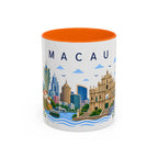 Macau Coffee Mug | Travel Souvenir Accent Mug | Place Gift Ceramic Cup 11oz 15oz