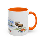Anchorage Illustrated Travel Mug | City Souvenir Accent Coffee Mug | 11oz 15oz Ceramic Cup
