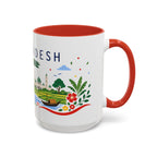 Bangladesh Coffee Mug | Travel Souvenir Accent Mug | Country Gift Ceramic Cup 11oz 15oz