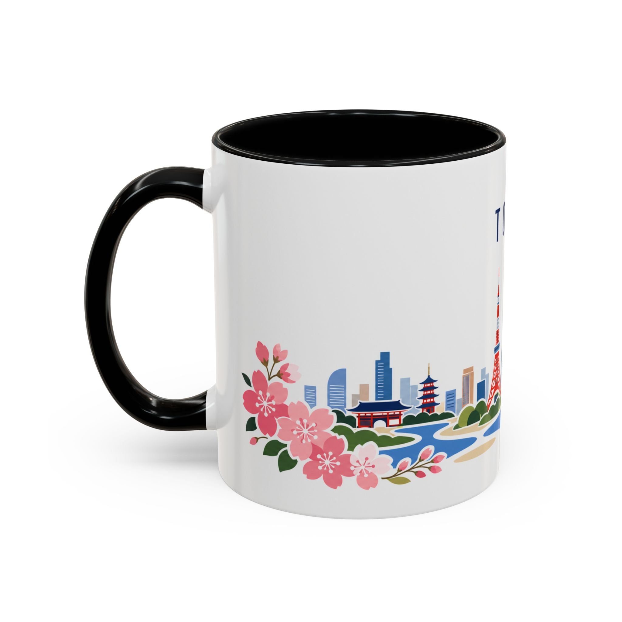 Tokyo Coffee Mug | Japan Travel Souvenir | Porcelain Decal City Gift | 11oz 15oz Accent Mug