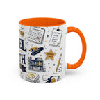 The Tassel Was Worth the Hassle Coffee Mug | Funny Graduation Gift 2026 | Accent Color Ceramic 11oz 15oz