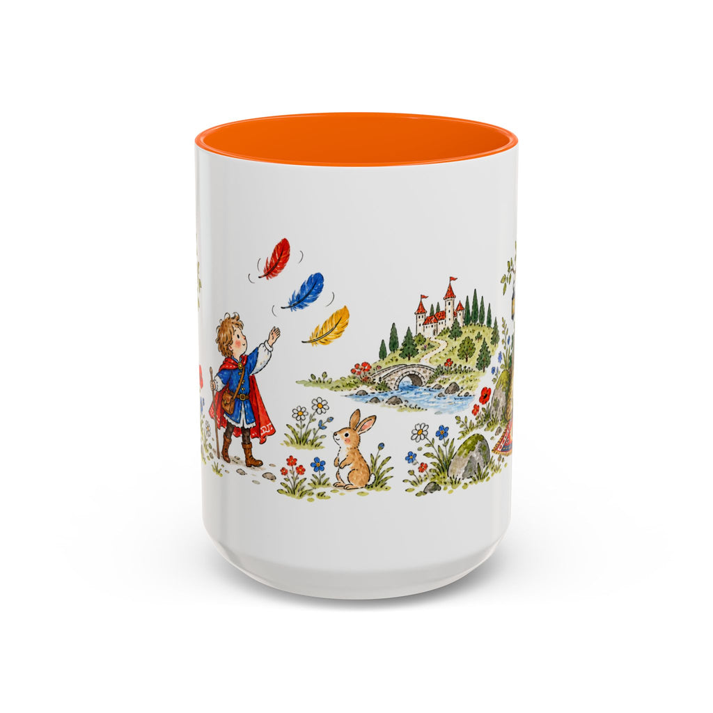 The Three Feathers Mug | Storybook Fairy Tale Accent Coffee Mug | EveryLegend