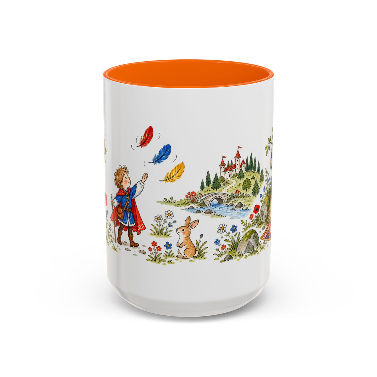 The Three Feathers Mug | Storybook Fairy Tale Accent Coffee Mug | EveryLegend