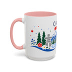 Canada Coffee Mug | Travel Souvenir Accent Mug | Country Gift Ceramic Cup 11oz 15oz