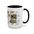 Mammoth Cave National Park Coffee Mug | Kentucky Cave Exploration Hiking Gift | Accent Color Ceramic 11oz 15oz