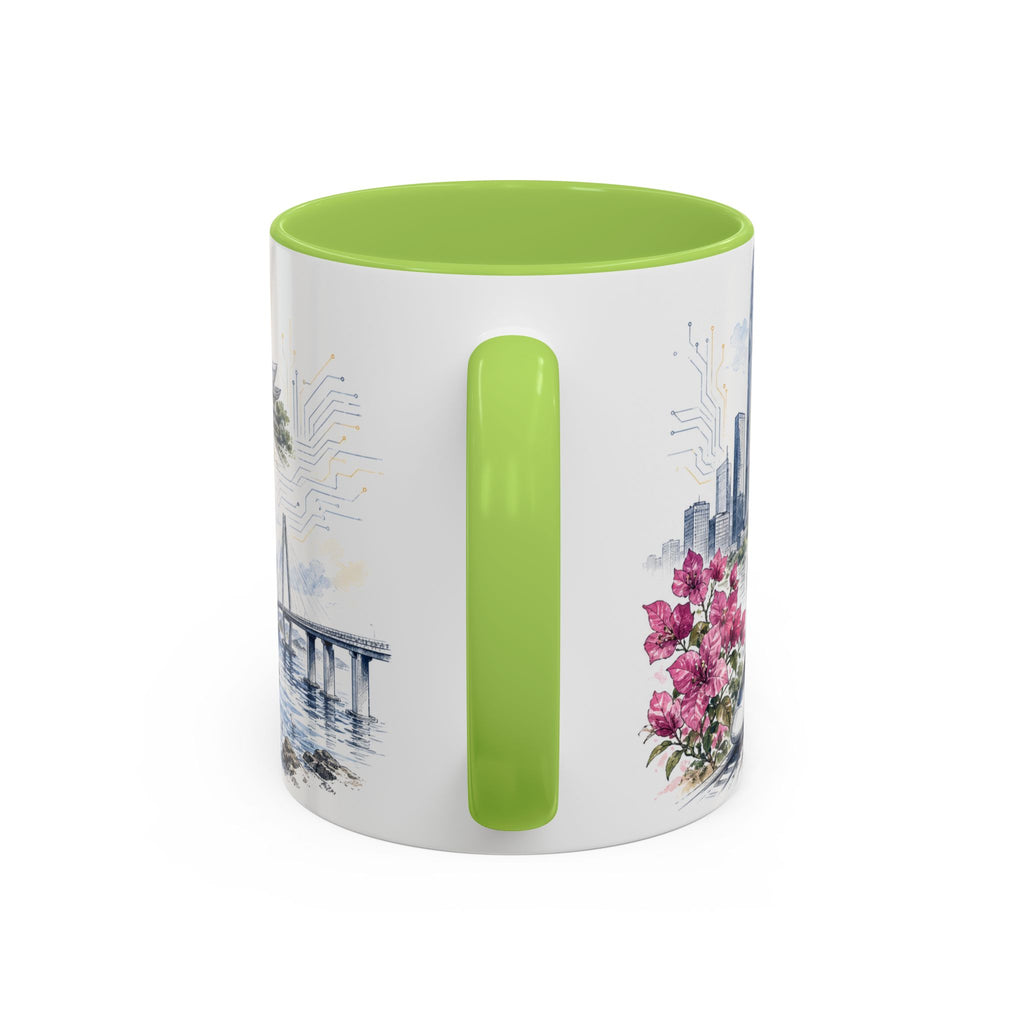 Shenzhen Coffee Mug | China Travel Souvenir | Vintage Illustrated City Gift | 11 oz 15 oz Accent Mug