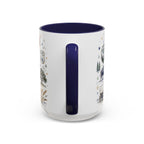 America the Beautiful Coffee Mug | Patriotic USA Gift | Accent Color Ceramic 11oz 15oz