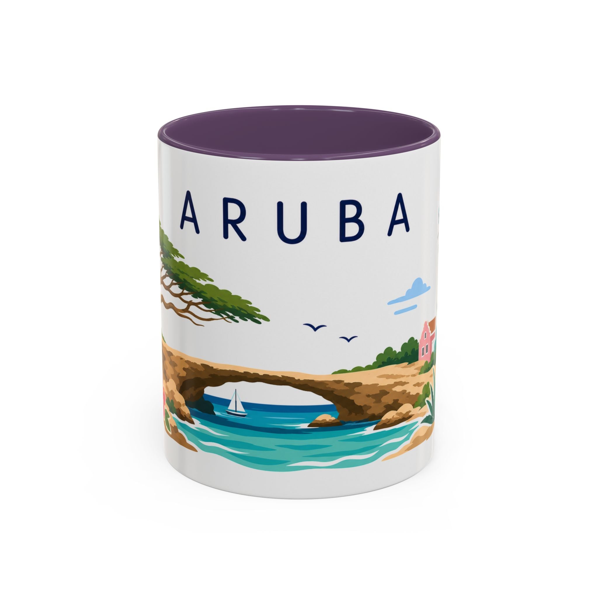Aruba Coffee Mug | Travel Souvenir Accent Mug | Country Gift Ceramic Cup 11oz 15oz