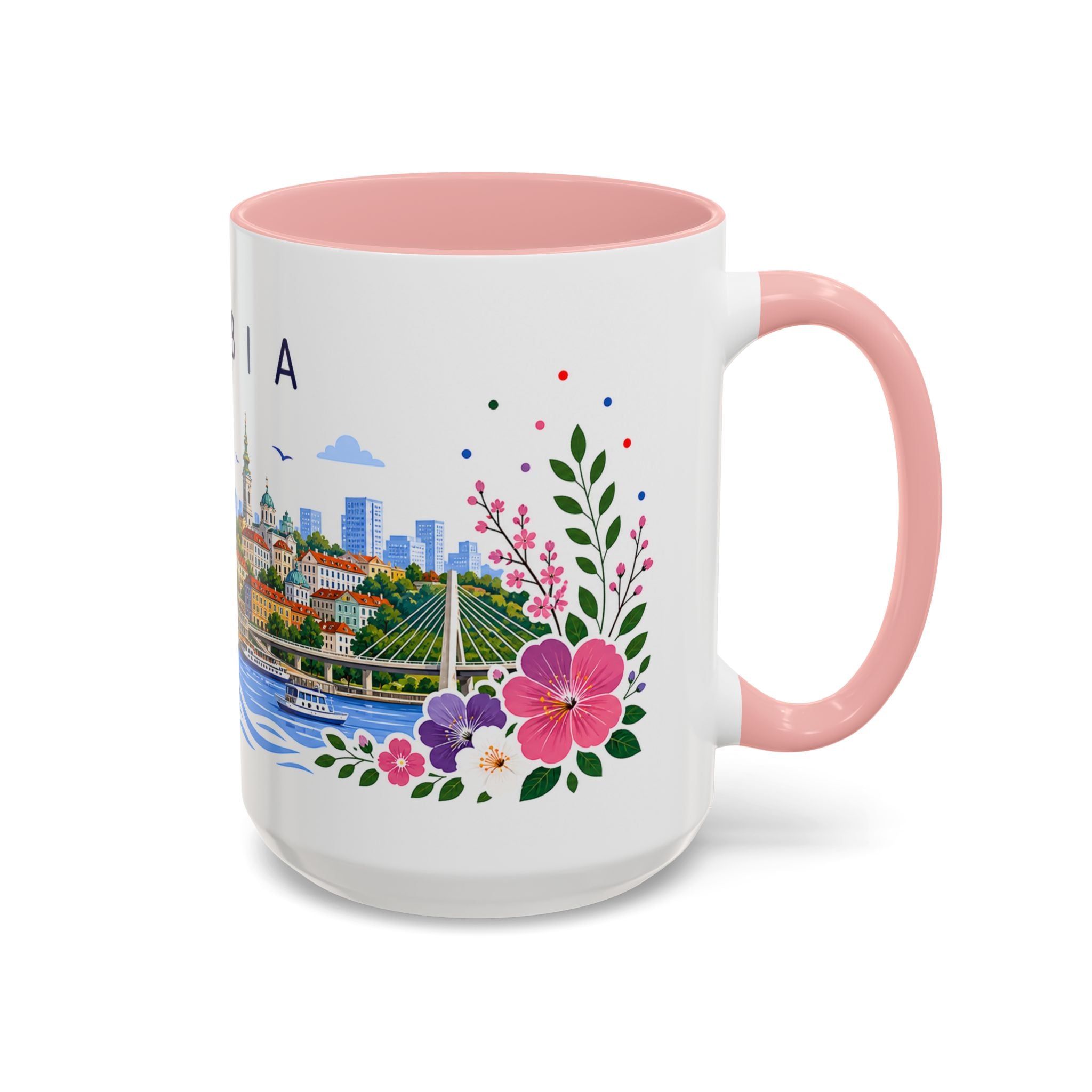 Serbia Coffee Mug | Travel Souvenir Accent Mug | Place Gift Ceramic Cup 11oz 15oz