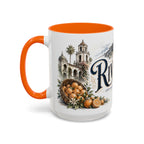 Riverside Coffee Mug | United States Travel Souvenir | Vintage Illustrated City Gift | 11 oz 15 oz Accent Mug