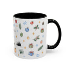 Denali National Park Christmas Mug | Watercolor Travel Souvenir | Holiday Gift | Accent Ceramic Coffee Cup 11oz 15oz