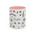 Dublin Christmas Mug | Watercolor City Souvenir, Holiday Travel Gift (11oz/15oz)