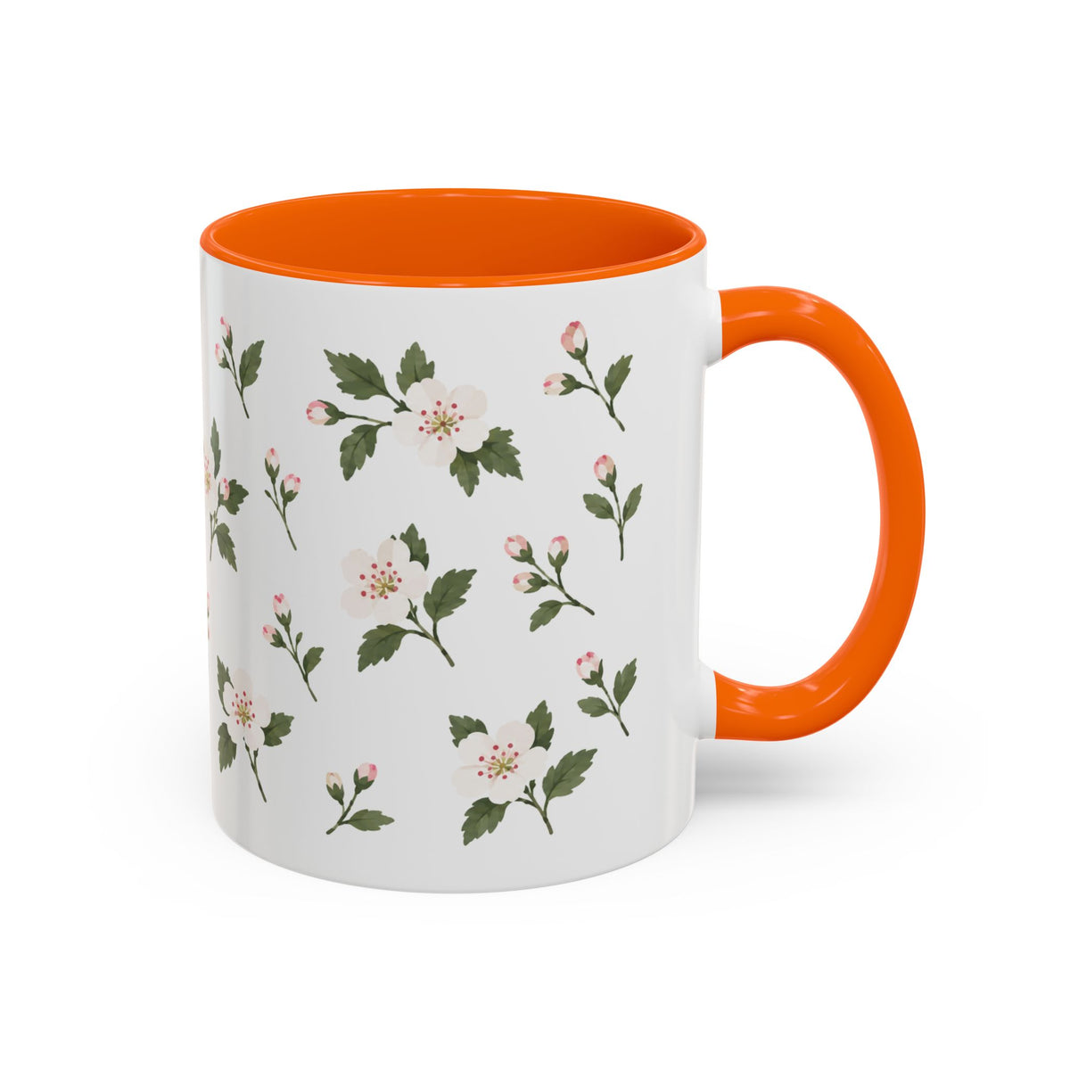 Missouri Hawthorn Mug, State Flower Floral Coffee Cup, 11oz Botanical Gift