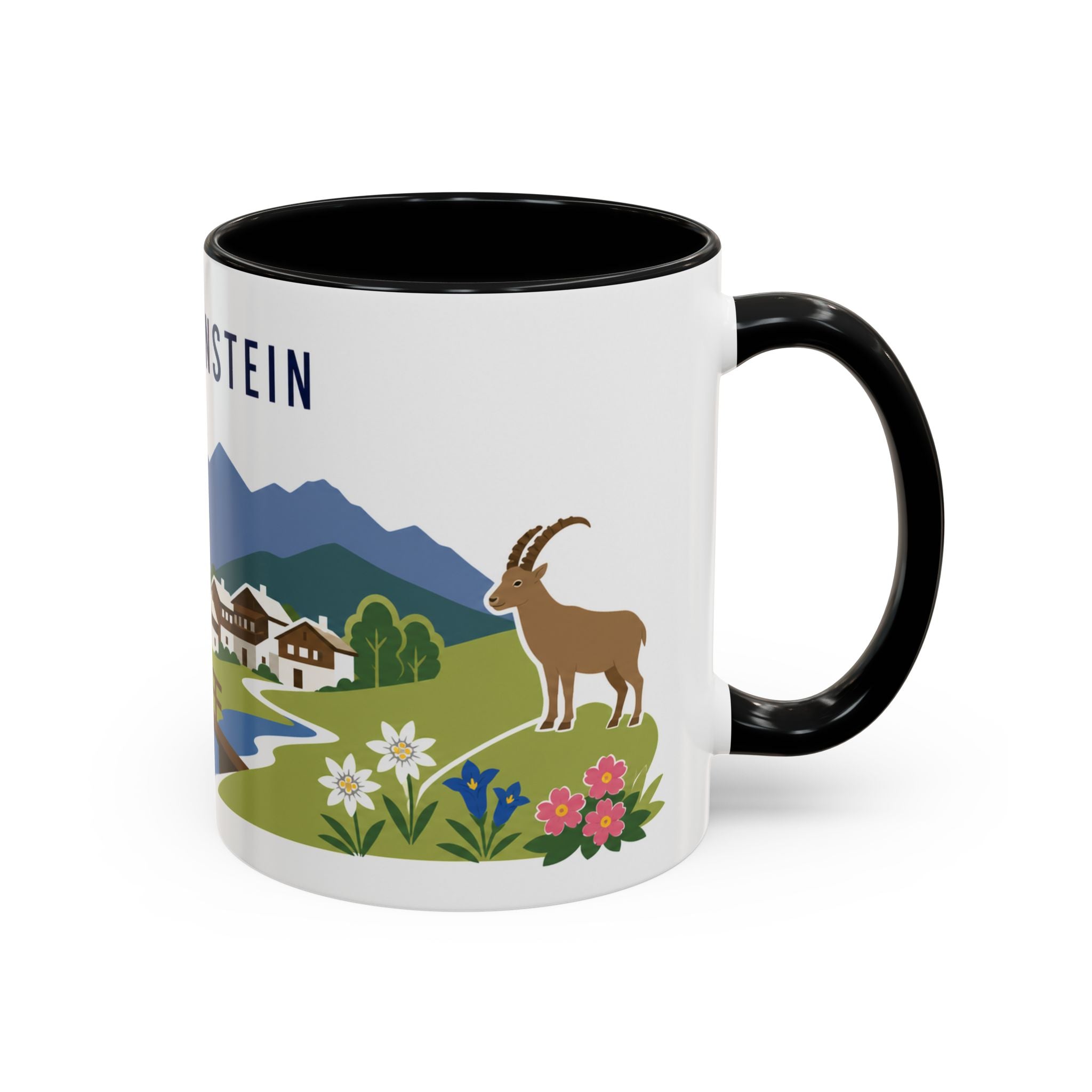 Liechtenstein Coffee Mug | Travel Souvenir Accent Mug | Country Gift Ceramic Cup 11oz 15oz
