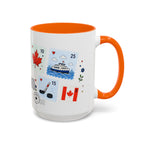 Toronto Coffee Mug | Postage Stamp Collage Mug | Travel Souvenir Accent Cup 11oz 15oz