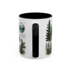 Banff Lake Louise Coffee Mug | Travel Destination Souvenir Gift | Accent Color Ceramic 11oz 15oz