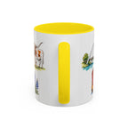 Dallas Illustrated Travel Mug | City Souvenir Accent Coffee Mug | 11oz 15oz Ceramic Cup