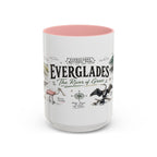 Everglades National Park Coffee Mug | Florida Wetlands Wildlife Kayak Gift | Accent Color Ceramic 11oz 15oz