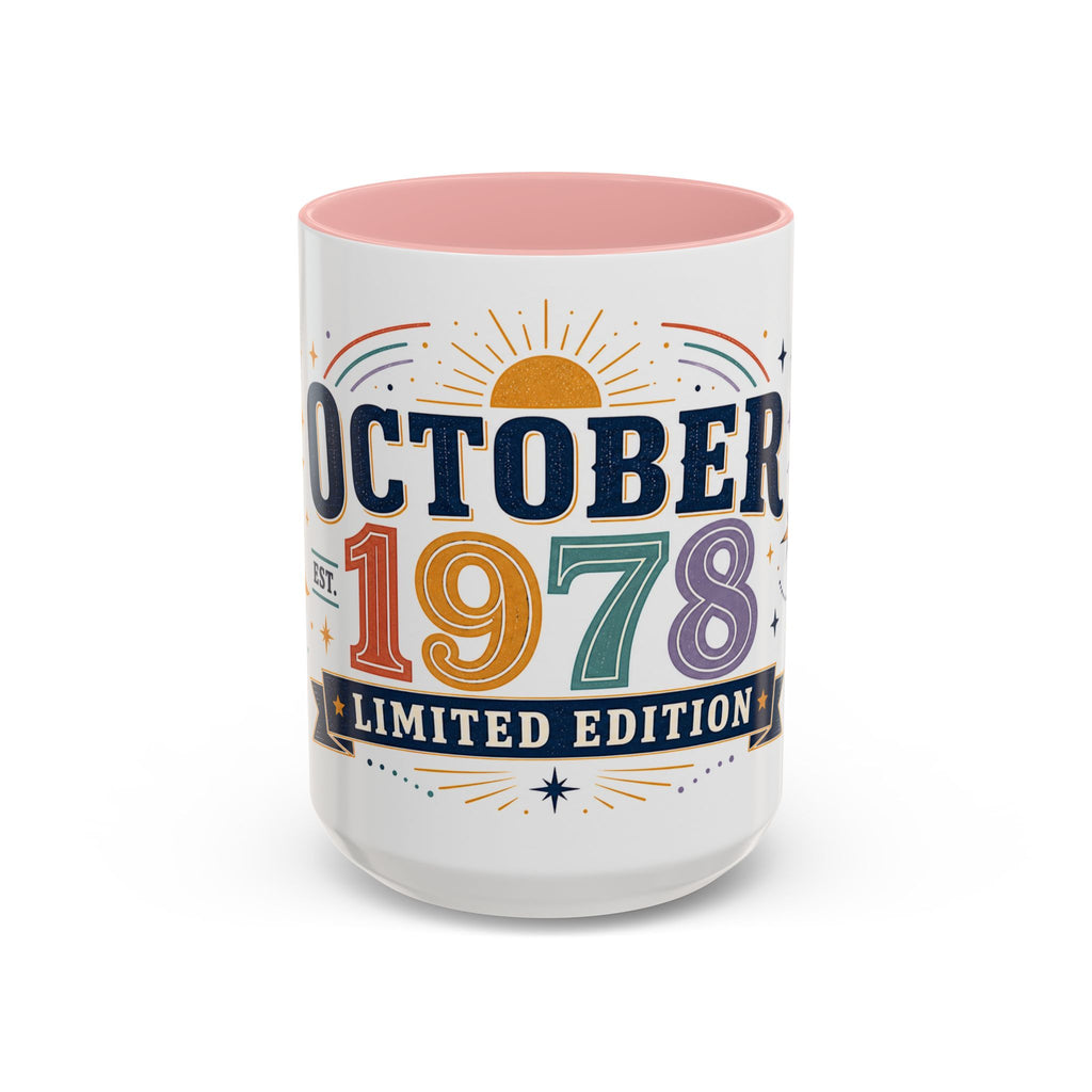 Custom Birthday Mug | Celestial Retro Design, Limited Edition (11oz or 15oz)