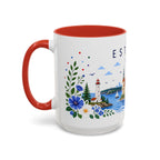 Estonia Coffee Mug | Travel Souvenir Accent Mug | Place Gift Ceramic Cup 11oz 15oz