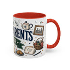 Best Grandparents Ever Coffee Mug | Gift From Grandkids | Accent Color Ceramic 11oz 15oz