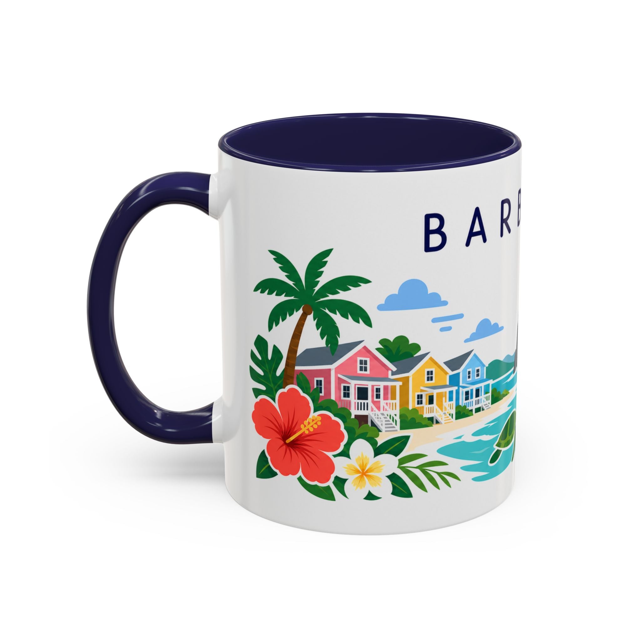 Barbados Coffee Mug | Travel Souvenir Accent Mug | Country Gift Ceramic Cup 11oz 15oz