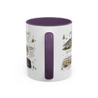 Great Basin National Park Coffee Mug | Nevada Desert Stargazing Hiking Gift | Accent Color Ceramic 11oz 15oz