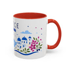 Greece Coffee Mug | Travel Souvenir Accent Mug | Country Gift Ceramic Cup 11oz 15oz