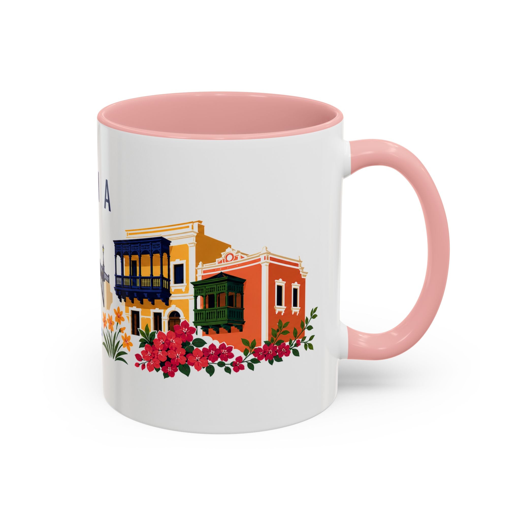 Lima Coffee Mug | Peru Travel Souvenir | Porcelain Decal City Gift | 11oz 15oz Accent Mug