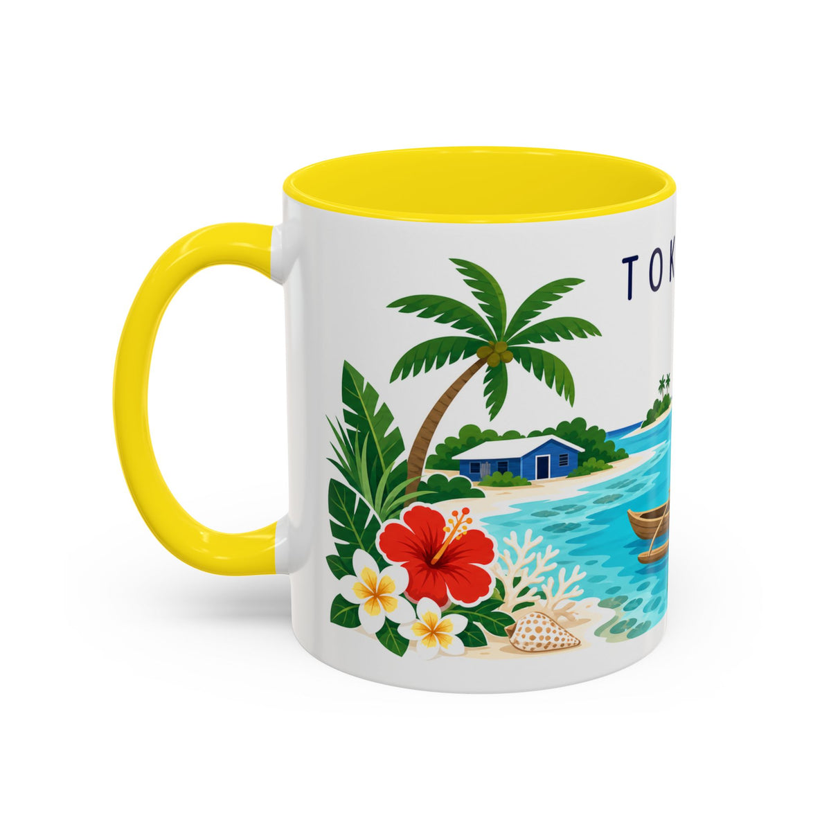 Tokelau Coffee Mug | Travel Souvenir Accent Mug | Country Gift Ceramic Cup 11oz 15oz